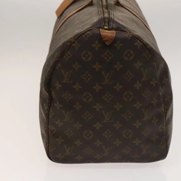 LOUIS VUITTON Monogram Keepall 55 Boston Bag M41424 LV Auth 136505 - Picture 6 of 16